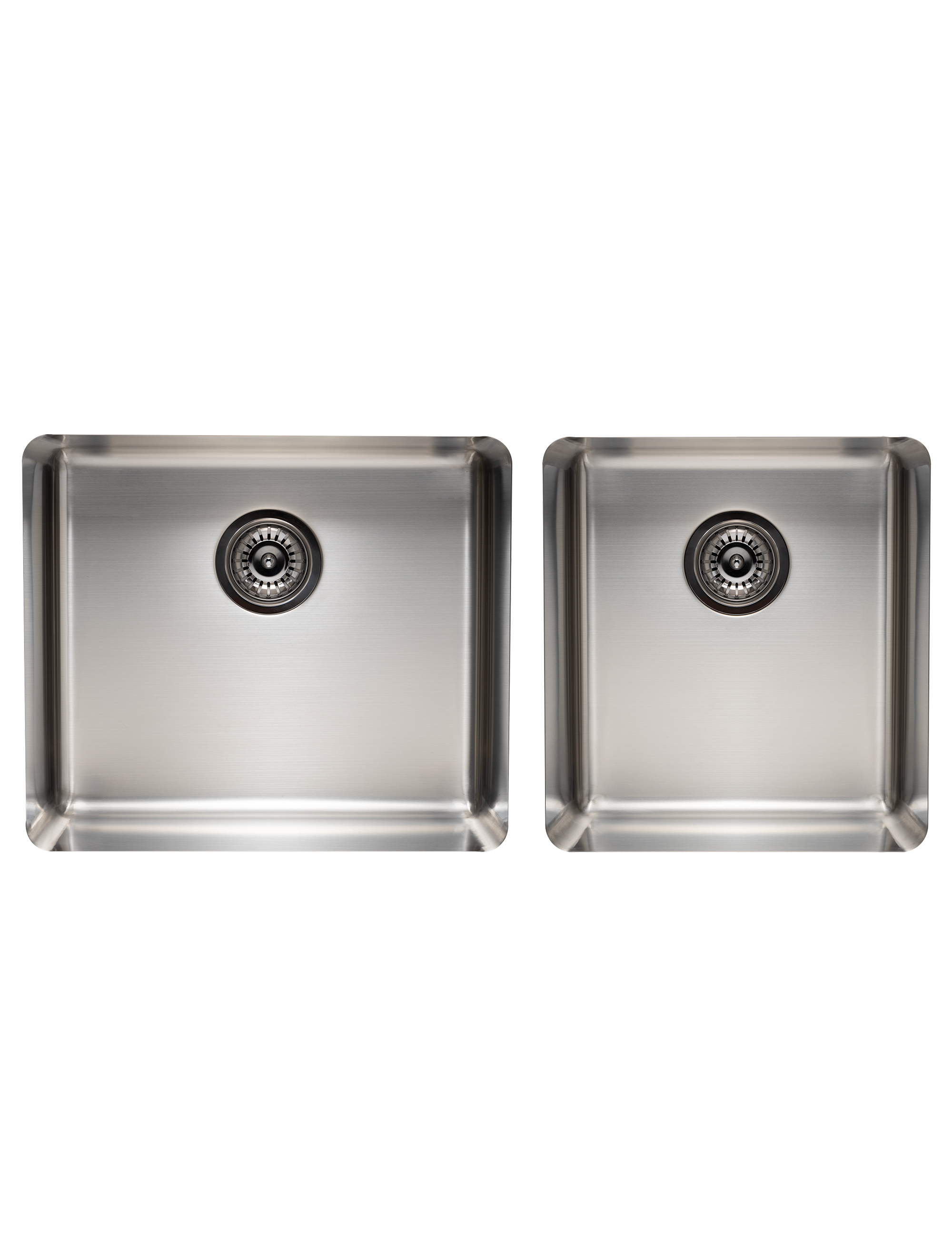 Large & Medium Double Bowl Kitchen Sink - Stainless Steel