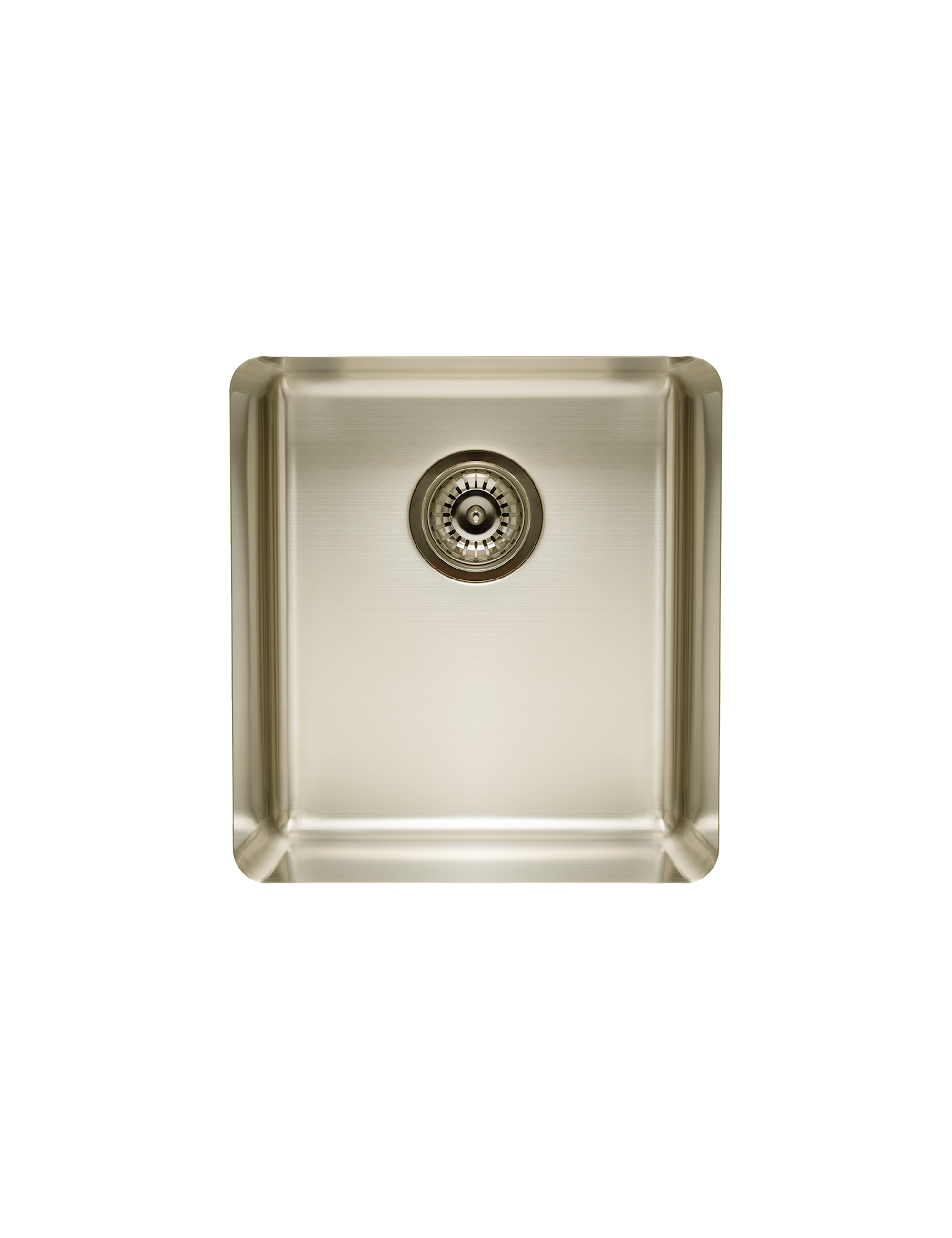 Medium Single Bowl Kitchen Sink in Pearl Gold